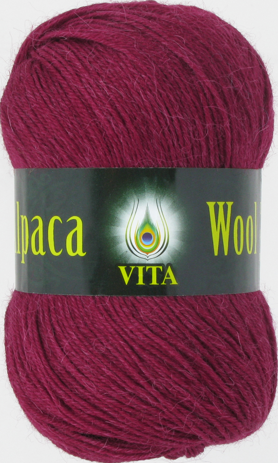 Alpaca wool 2986 ягодный