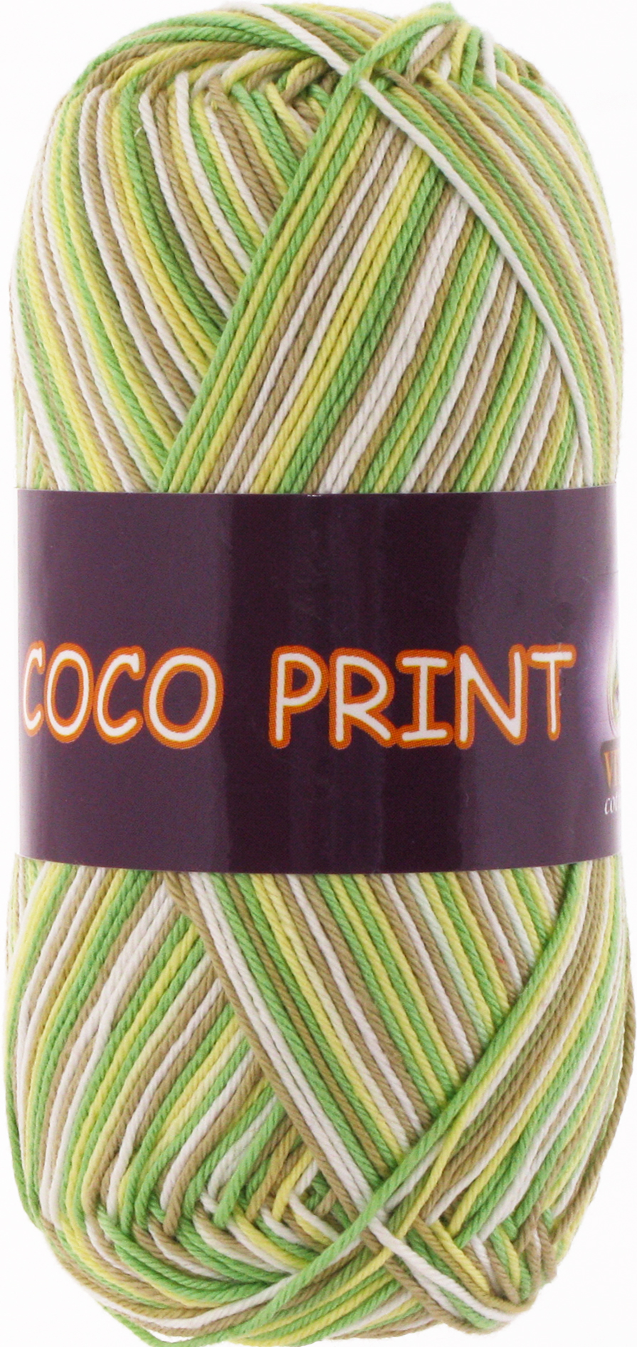 Coco print 4671 желто-зеленый