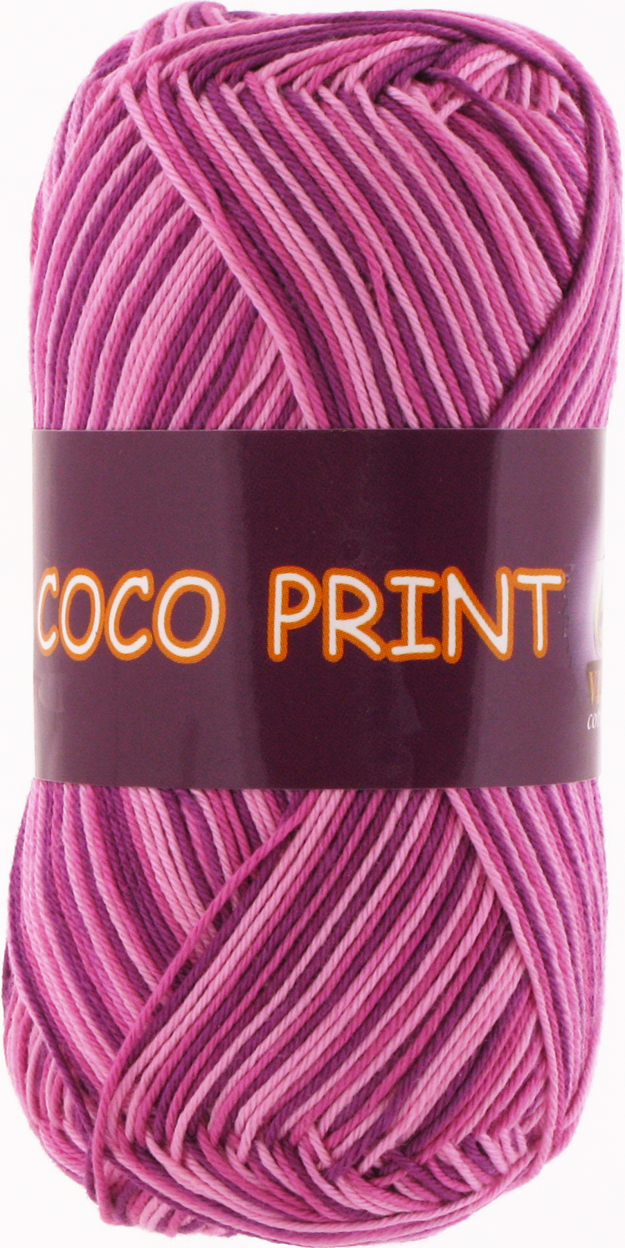 цв.Coco print 4664 розово-фиолетовый