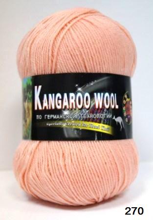 Kangaroo wool 270 персик