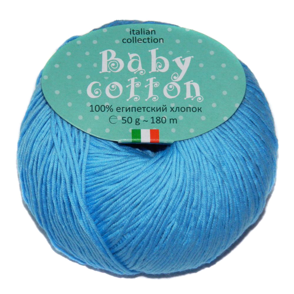 Baby cotton 65 голубой