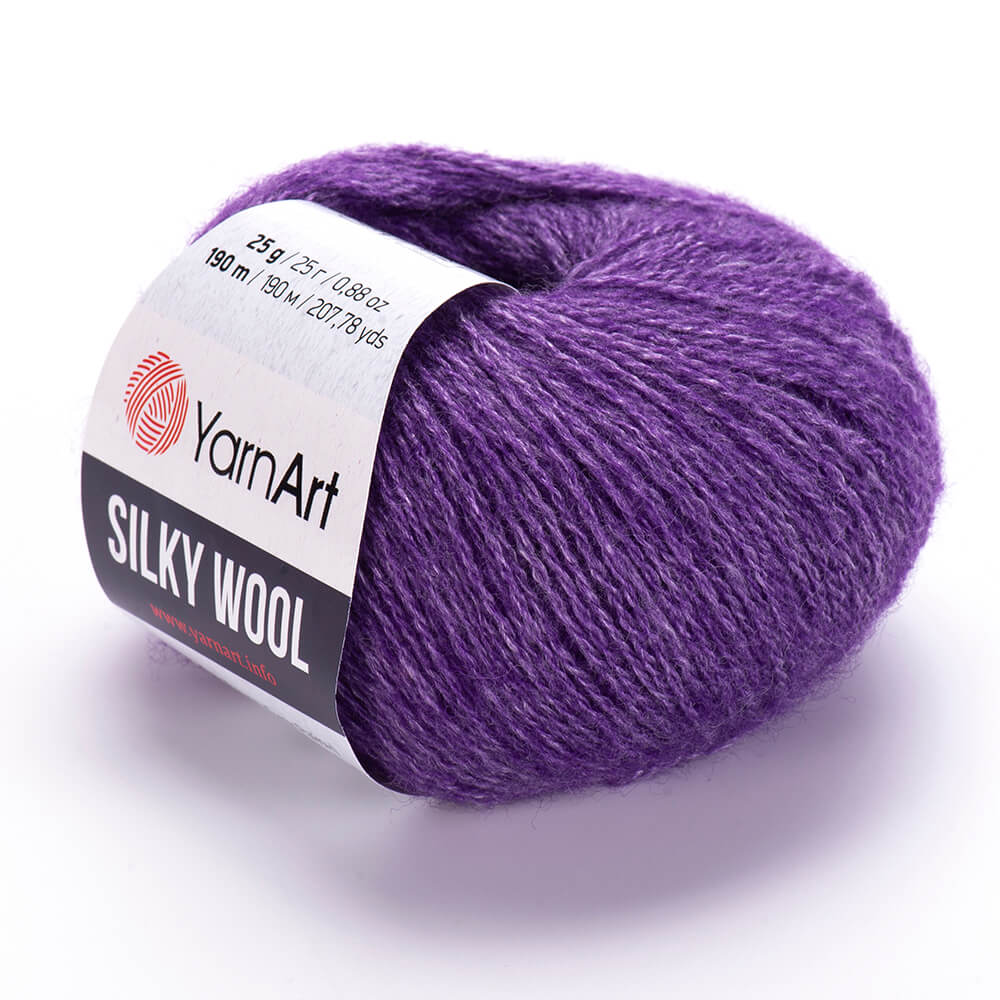 Silky Wool 334 фиолетовый