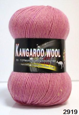 Kangaroo wool 2919 розовый меланж