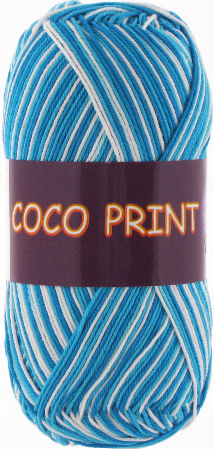 Coco print 4668 голубой мел