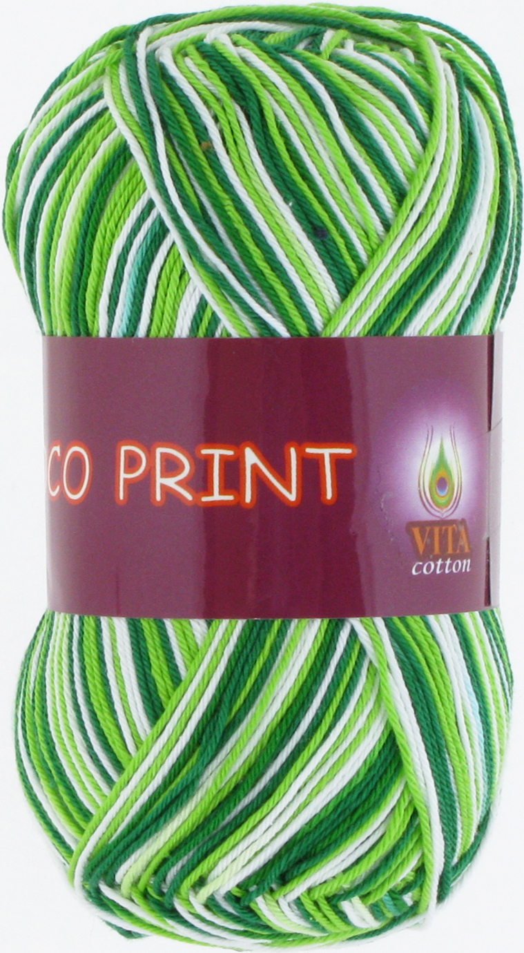 Coco print 4653 зеленый мел