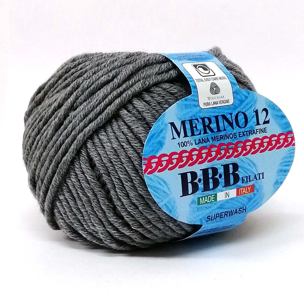 Merino 12-50г 0303 серый