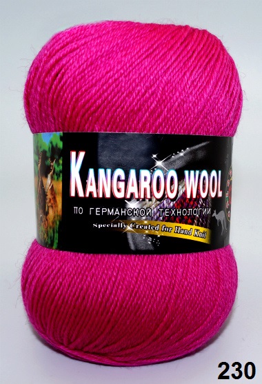 Kangaroo wool 230 малиновый