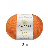 Wool 175 316 оранжевый