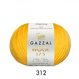 Wool 175 312 желтая горчица