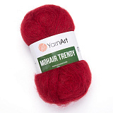 Mohair Trendy 141 темно-красный