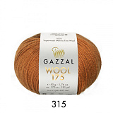Wool 175 315 рыжий
