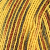 Kangaroo wool меланж 918 желто-серый-терракот