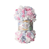 Puffy Fine Color 5945 бело-розово-св.серый