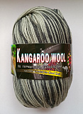 Kangaroo wool меланж 802 серый