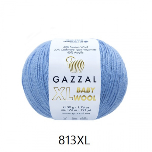 Baby Wool XL Gazzal 813 голубой