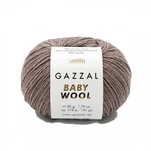 Baby Wool Gazzal 835 какао