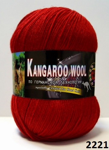 Kangaroo wool 2221 красный