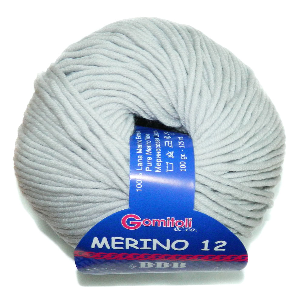 Merino 12-50г 9501 св.серый