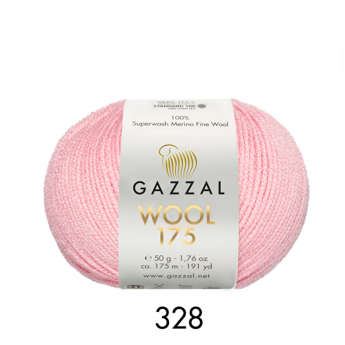Wool 175 328 розовый