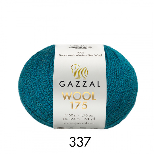 Wool 175 337 темный изумруд
