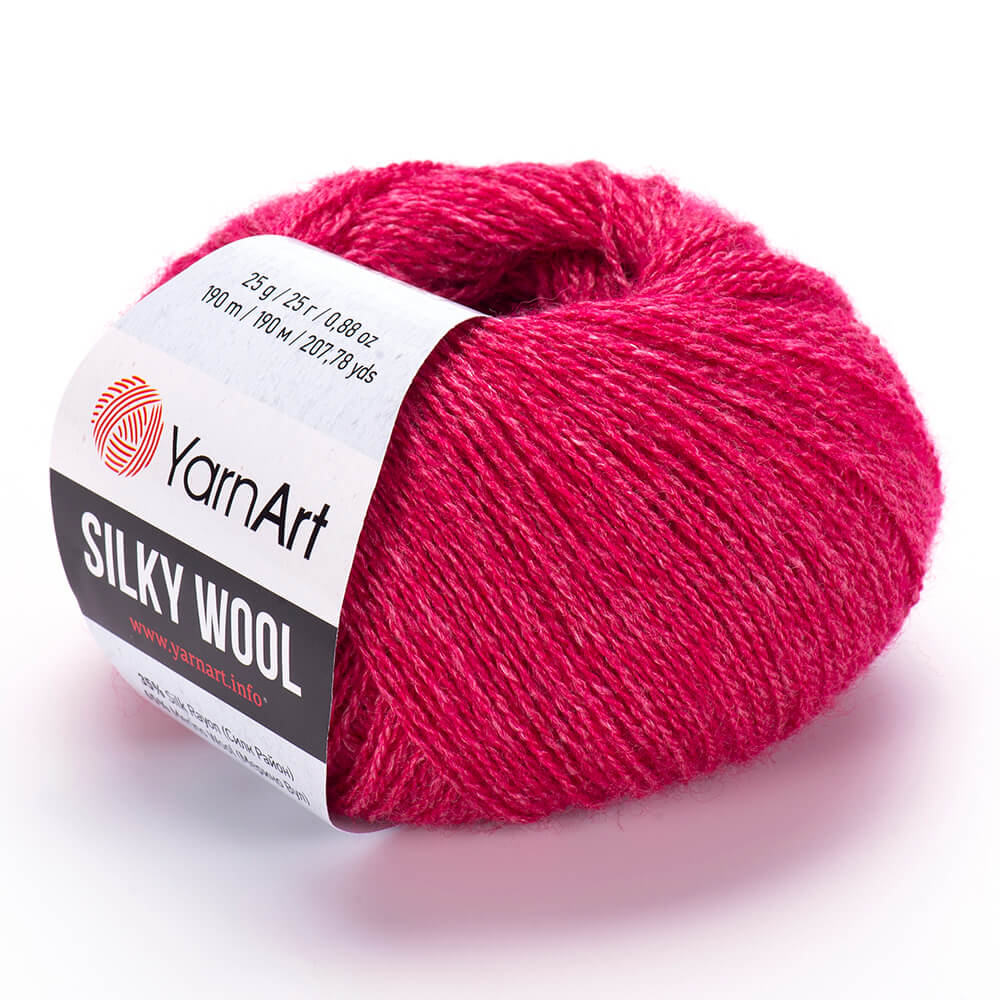 Silky Wool 333 малиновый