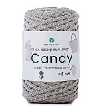 Candy полиэфирный шнур 5 мм 54 светло-серый матовый