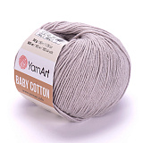 Baby Cotton YarnArt 406 серый