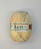 Letto 035 светло-жёлтый с цветными штрихами