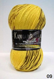 Kangaroo wool Crazy color 09 желто-коричневый