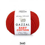 Baby Cotton Gazzal 3443 алый