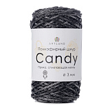 Candy полиэфирный шнур 3 мм 29 тёмно-серый микс