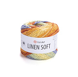 Linen Soft 7412 терракот/лимон/астра