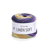 Linen Soft 7410 фиолет-жёлтый