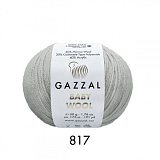 Baby Wool Gazzal 817 светло-серый