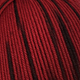 Kangaroo wool меланж 916 красно-черный
