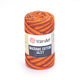 Macrame Cotton Jazzy 1219 апельсин-терракот
