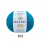Baby Wool Gazzal 822 темная бирюза