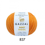 Baby Wool Gazzal 837 желто-оранжевый