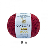 Baby Wool Gazzal 816 темно-красный