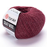 Silky Wool 344 винный