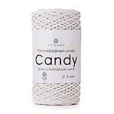 Candy полиэфирный шнур 3 мм 51 белый матовый