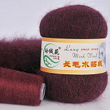 Long Mink Wool 30 бордо