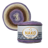 Angora Luks Color 81921 бежево-сиреневый