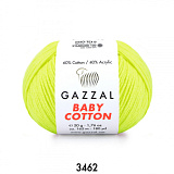 Baby Cotton Gazzal 3462 лимон неон