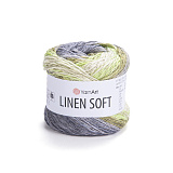 Linen Soft 7414 серый/бледный салат