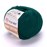 Baby Cotton YarnArt 444 темно-зеленый
